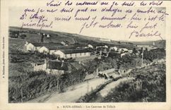 VINTAGE POSTCARD Souk Ahras Barracks of Tiffech Militaria