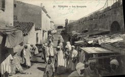 VINTAGE POSTCARD Tebessa Walls