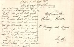 VINTAGE POSTCARD Tebessa Ruins of the Basilica