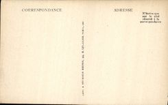 VINTAGE POSTCARD Casablanca Boulevard of the 4th Militaria Zouaves