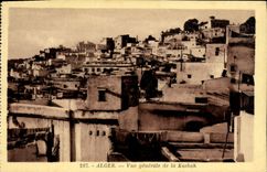 Opinión de Argel de la POSTAL de la VENDIMIA del Kasbah