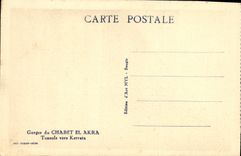 VINTAGE POSTCARD Carthage El Akra Tunnels Towards Kerrata