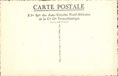 VINTAGE POSTCARD Marrakech Koutoubia through the Palm trees