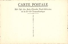 VINTAGE POSTCARD Interior Marrakech of the Walls and Gardens