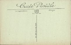 VINTAGE POSTCARD Tunis Bardo the Patio