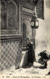 POSTAL Fes Zaouia de Moulay Idris de la VENDIMIA los niños de la fuente