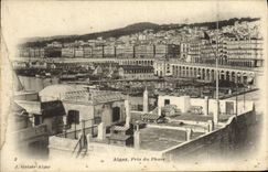 CPA Alger Pris du Phare Bateaux