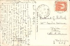 VINTAGE POSTCARD Bizerte Goes To Poisson Bateau