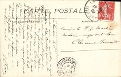 VINTAGE POSTCARD the Courtine Entered of the Militaria Camp