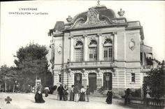 POSTAL Auvergne Chatelguyon de la VENDIMIA el casino