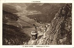 CPA L'Auvergne Le Mont Dore Teleferique Du Sancy