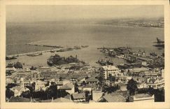 CPA Alger Entree Du Port De l'Agha Et La Baie d'Alger