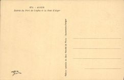 CPA Alger Entree Du Port De l'Agha Et La Baie d'Alger