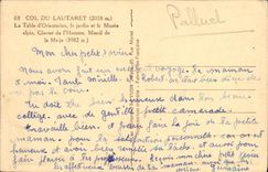 CPA Col Du Lautaret La Table D'Orientation Le Jardin Et Le Musee Alpin Glacier de l'homme Massif de la Meije