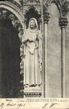CPA Metz Statue Am Neuen Hauptportal Des Doms