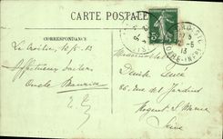 VINTAGE POSTCARD Croisic the Port Ciguet Boats