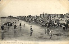 VINTAGE POSTCARD Berck Plage the Place has High Sea