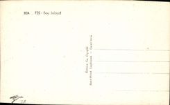 POSTAL Fes Bou Jeloud de la VENDIMIA