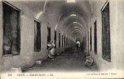 VINTAGE POSTCARD Tunis Souk El Djidid