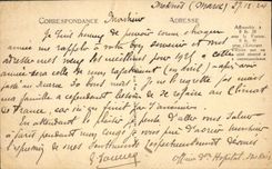 VINTAGE POSTCARD Meknes Court Of Medersa Bou Anania