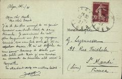 Escenas y tipos de la POSTAL de la VENDIMIA el rezo en la mezquita