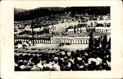CARTE PHOTO Le cimetiere de Mers el Kebir Victimes de Juillet 1940 Militaria