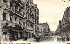 VINTAGE POSTCARD Tunis Which occurred Jules Ferry