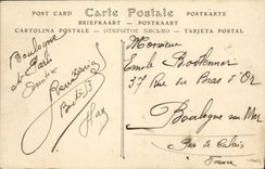 VINTAGE POSTCARD Sfax the Street Emile Loubet