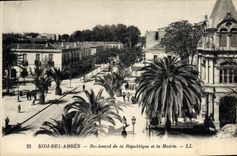 CPA Sidi Bel Abbes Boulevard De La Republique Et La Mairie