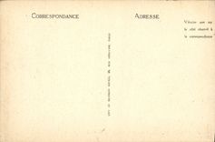 VINTAGE POSTCARD Sidi Bel Abbès Cascades Of the Public garden