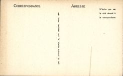 POSTAL Fes Court De Dar Glaoud de la VENDIMIA