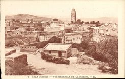 VINTAGE POSTCARD Taza View Of Medina