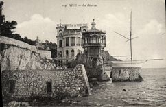 VINTAGE POSTCARD Nice the Reserve Restoring Boat