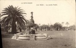 CPA La Cote d'Azur Nice Le Jardin Public