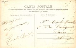 Vida de la POSTAL de la VENDIMIA con el mar mientras que espera la hora del folklore de la marea