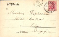 POSTAL Gruss Aus Solms Laubach de la VENDIMIA