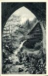 VINTAGE POSTCARD Die Muhle Schwarzwald Hollental