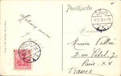 VINTAGE POSTCARD Coln has Rh Hohenzollernbrucke