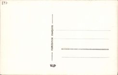 Feria de la POSTAL de la VENDIMIA de la opinión panorámica de París de los artes decorativos tomada del restaurante de Champán