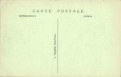 Feria de París de la POSTAL de la VENDIMIA de la casa decorativa del bretón de los artes