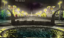 CPA Paris Exposition des Arts Decoratifs Vu De Nuit