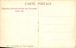 CPA Paris Exposition Des Arts Decoratifs Le Pavillon De l'Asie Francaise
