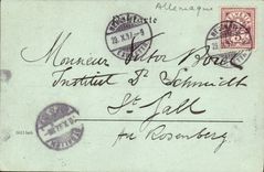CPA Gruss Aus Konstanz Carte 1897