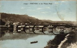 CPA Treves Le Vieux Pont