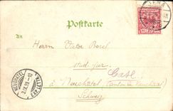 VINTAGE POSTCARD Jena Chart 1899