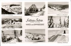 VINTAGE POSTCARD Falkau I Schw Winter und Sommerkurort