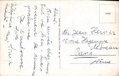 VINTAGE POSTCARD Saarbrucken Ecke Reichs has Fletolf Hitler Strasse Hotel Excelsior