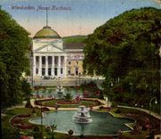 VINTAGE POSTCARD Wiesbaden Neues Kurhaus