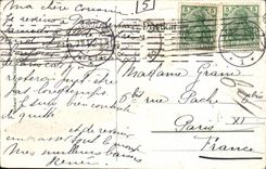 VINTAGE POSTCARD Chemnitz Kirche MIT Schlossteich