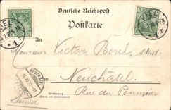 VINTAGE POSTCARD Gruss Aus Kiel Boat